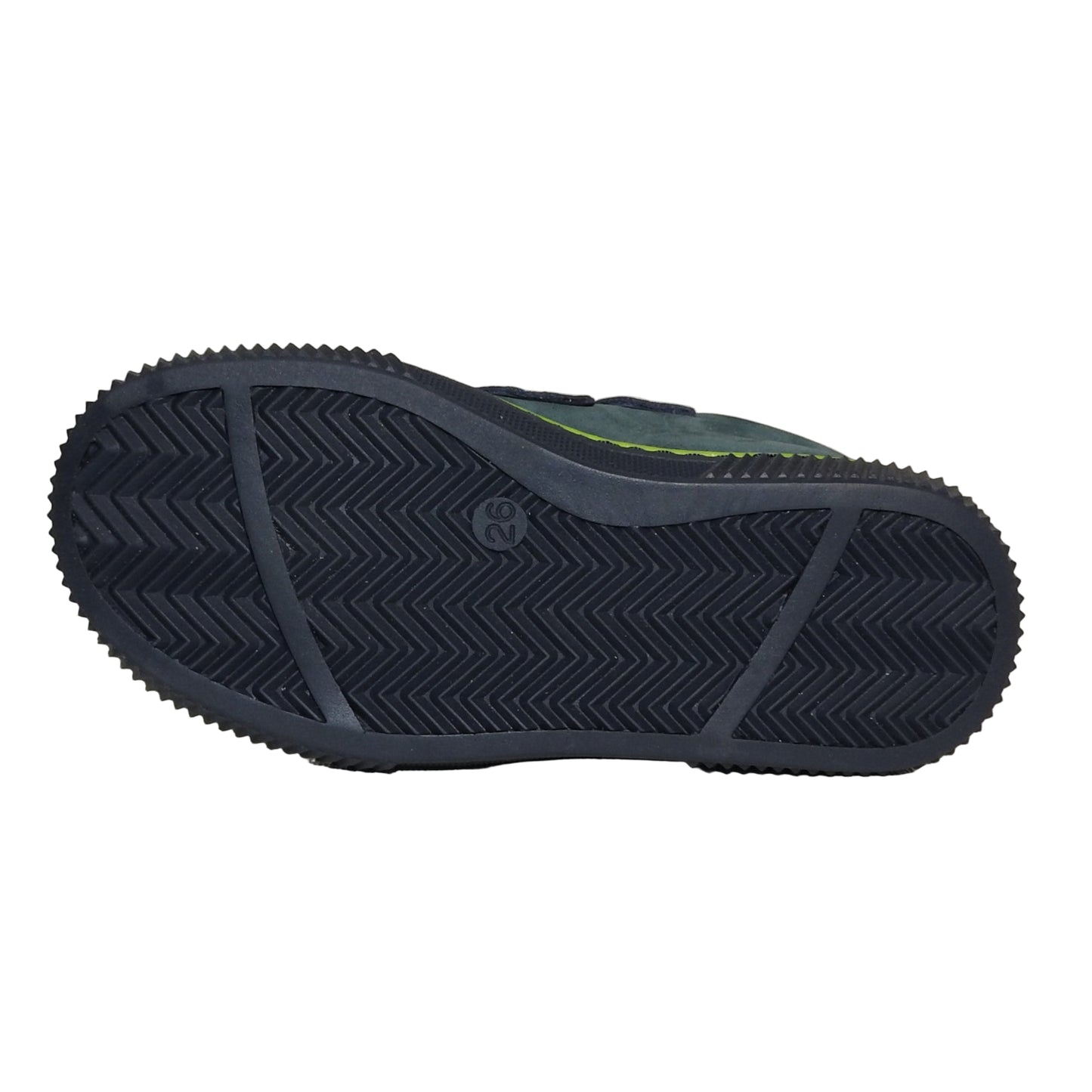Szamos Kids Boys’ Genuine Leather Shoes – Ergonomic Supportive Sole, Stable Heel, Flexible Forefoot, Adjustable Hook & Loop Straps, Embroidered Design – Navy Blue/Green with Race Car Design