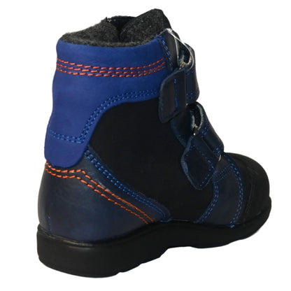 Szamos boys orthopedic (supinated) boots with yellow dump truck