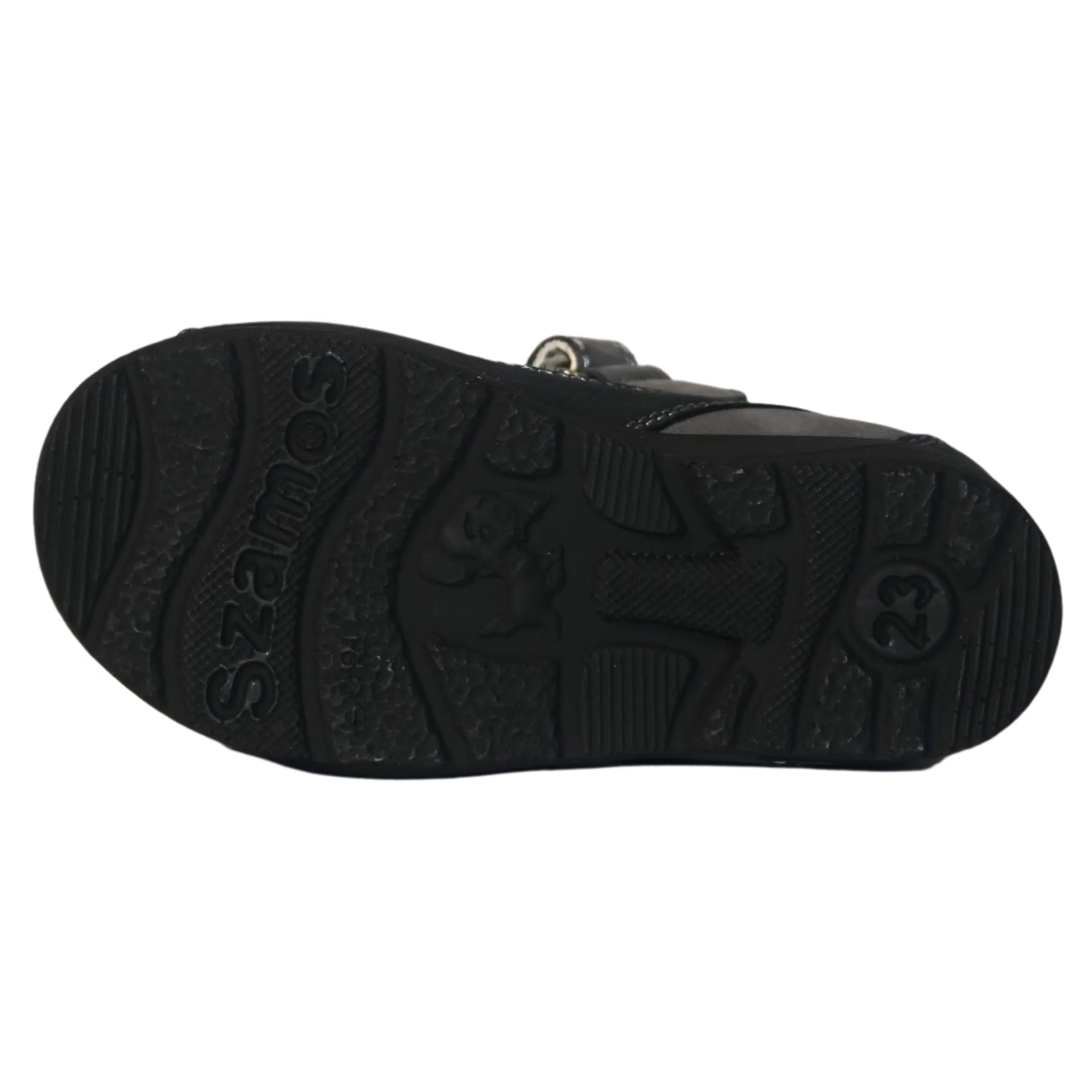 Szamos Kids Boys’ Genuine Leather Orthopedic Corrective Sandals – Arch Support Shoes, Ankle Support, for Flat Feet & Overpronation with Adjustable Hook & Loop Straps, Navy/Light Blue/Gray with Red Racing Car Design