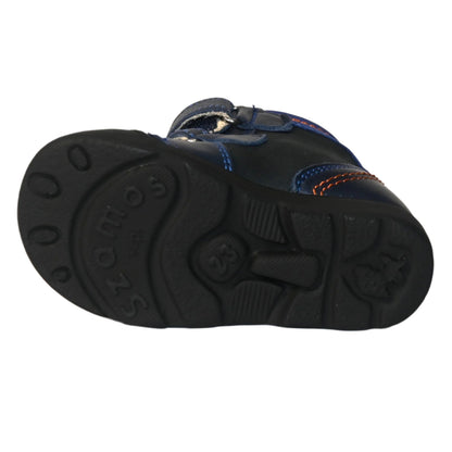 Szamos boys orthopedic (supinated) boots with yellow dump truck
